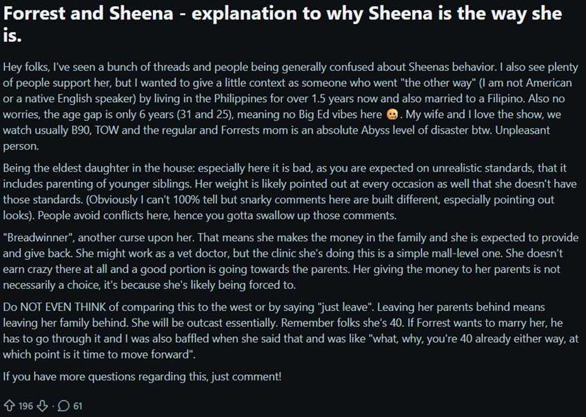Forrest - Sheena - Reddit