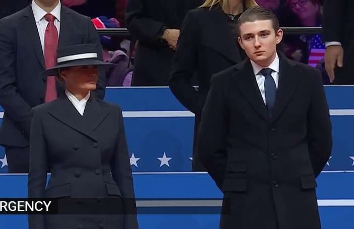 Melania Trump - Barron Trump source: NBC youtube
