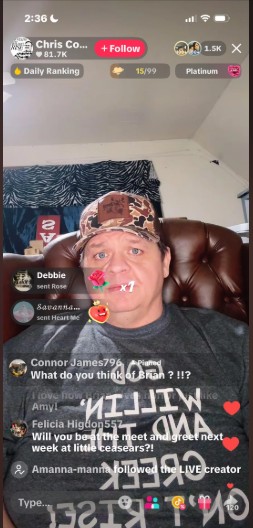 Chris Combs Live Pic
