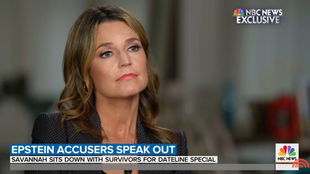 Savannah Guthrie Epstein Victim Interview