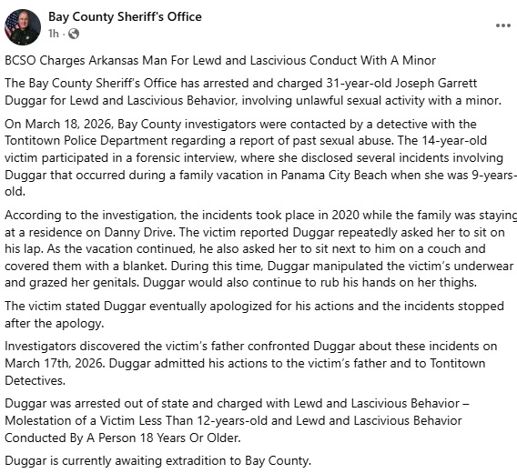 Bay County Sheriff FB