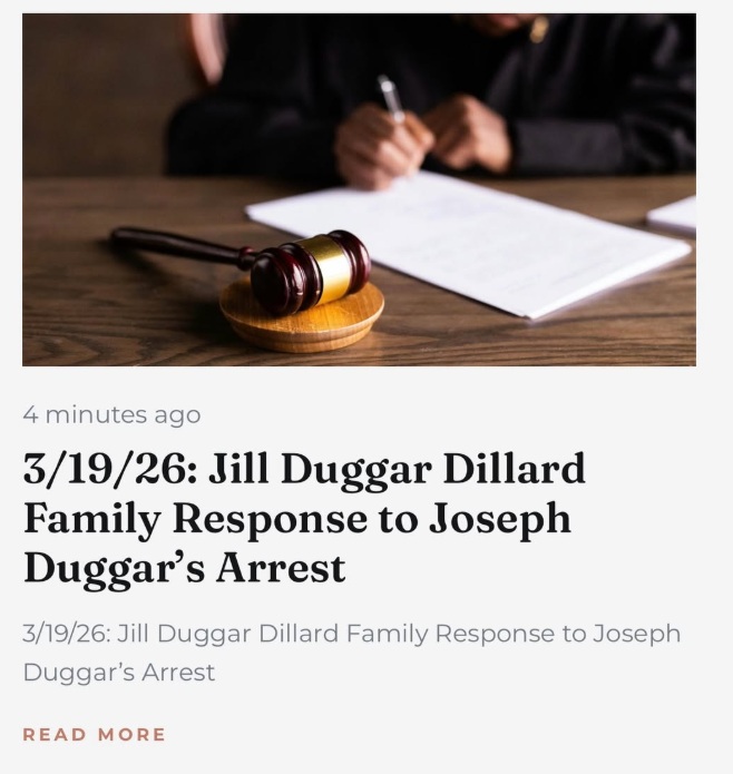 JillDuggar response - joseph charges - IG